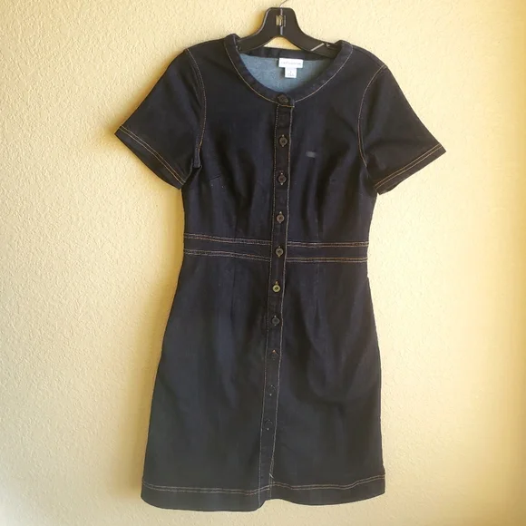white christmas dresses Eliza Denim Dress in Capturing Wash main image 0